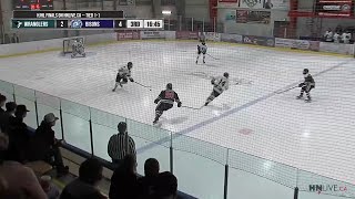 HJHL Finals on HNLiveca  Sylvan Lake Wranglers vs Okotoks Bisons Game 3 [upl. by Airdnalahs]