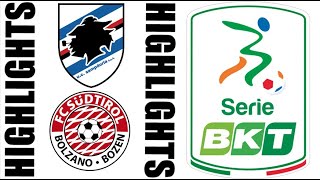 Sampdoria 10 Südtirol Highlights  LEGA B 202425 [upl. by Nelubez]