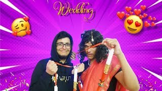 NISCHAY AND MITHILA WEDDING VIDEOS🤣mythpat trending triggeredlnsaan [upl. by Marcus105]