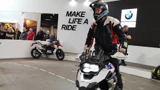 2019 BMW R1250GS Rallye Offroad Demo  Motorcycle Live 2018 [upl. by Novad912]