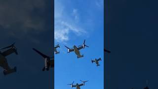 The best osprey flyover ever aircraft militaryvehicle aviation militaryaircraft military [upl. by Eaver]