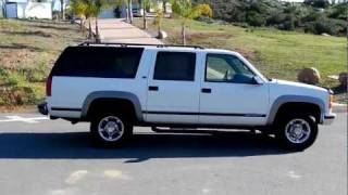 GMC Suburban 4x4 74 1 Owner 116K Chevrolet SUV Tahoe 3rd Row 4 Sale [upl. by Yrrap834]