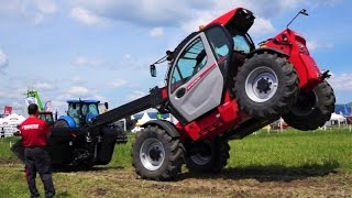 NEW Manitou Telehandler Loader Demonstration  129 hp Deutz Engine  Manitou MLT 737130 PS [upl. by Nalon]