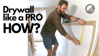 Cutting Plasterboard Like a Pro  Tips and Tricks [upl. by Wadesworth]