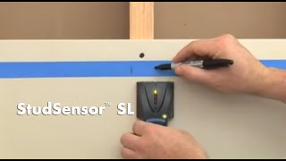 How to Use a Zircon StudSensor SL Stud Finder to Find Wall Studs [upl. by Allin]