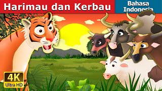 Harimau dan Kerbau  Tiger and Buffaloes in Indonesian IndonesianFairyTales [upl. by Seigel482]