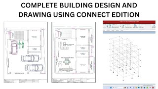 COMPLETE BUILDING AND DESIGN USING STAAD CONNECT EDITION [upl. by Nomelif]