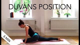 Yogapositioner för nybörjare  Duvans position  Annas yoga studio [upl. by Aihsoem755]