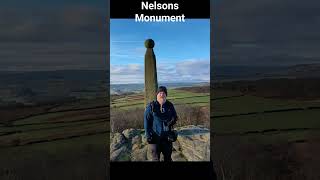 Nelsons Monument Birchen Edge Peak District shorts hiking peakdistrict [upl. by Harikahs]