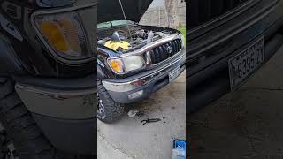 Toyota Tacoma 27L Oil Change How To DIY amp The Tools Needed [upl. by Noiramed936]