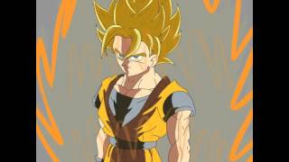 Goku Transformations Animation Test [upl. by Squires]