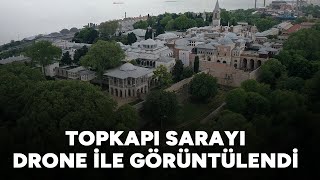 Topkapı Sarayındaki eserler drone ile görüntülendi [upl. by Anerbes]