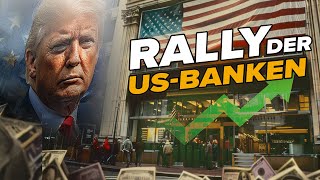 TrumpSieg lässt USBankaktien explodieren  Commerzbank UniCredit Goldman Sachs JPMorgan [upl. by Enoryt203]