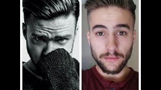 Justin Timberlake Times T Magazine Hairstyle Tutorial  V76 by Vaughn  Mens Hairstyle [upl. by Seraphina]