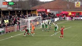 Banbury United 0 Kettering Town 3  Match Highlights [upl. by Enilec]