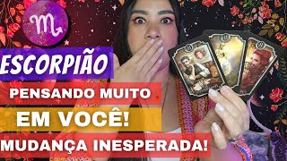 ESCORPIÃO tarot VAI SER TUDO OU NADA SE PREPARA RESPIRAMUDANÇA RÁPIDA [upl. by Adis]