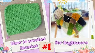 How To Crochet Blanket For Beginners  Part 1 1 crochet crochetblanket [upl. by Ellie]