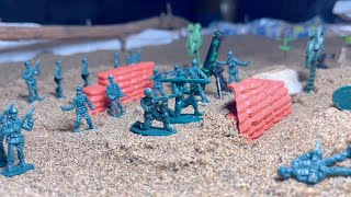 james army army men attack the green barracks stopmotion [upl. by Oner]