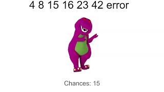 Barney Error Bloopers [upl. by Ardiek]