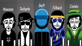 Names of EVERY Character from incredibox V1 V2 V3 V4 V5 V6 V7 amp V8  El Cazador [upl. by Ekaterina227]