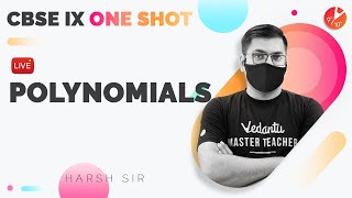 Polynomials in One Shot  CBSE Class 9 Maths Chapter 2  CBSE lX  One Shot  Vedantu Class 9 and 10 [upl. by Chaille261]