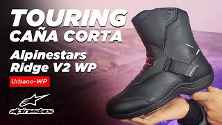 ALPINESTARS RIDGE V2 WP  Bota Touring de moto caña corta disponible en motomundicl [upl. by Eltsyek]