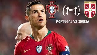 PORTUGAL VS SERBIA 11  Resumen Completo  Goles 2019 [upl. by Gaspar]