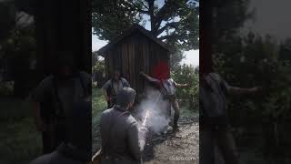 Rdr2 quickdraw with volcanic pistol rdr2 cowboy guns duel 1v2 nature haha imsocool [upl. by Devinne]