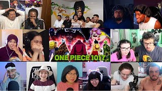 WORST GENERATION VS 2 YONKOU FULL FIGHT  ONE PIECE EPISODE 1017 REACTION MASHUP [upl. by Afital]