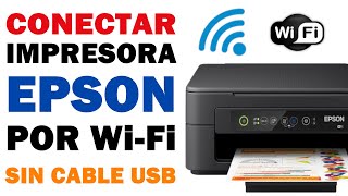 Imprimir WiFi con impresora EPSON L M XP  Cómo Conectar Cualquier Impresora EPSON por WiFi al PC [upl. by Namrehs]