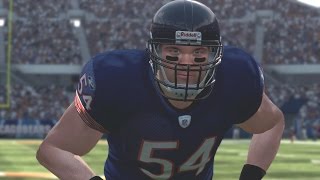 Brian Urlacher Through the Years Madden 01 Madden 13 [upl. by Novhaj]