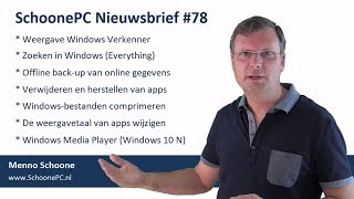 SchoonePC Nieuwsbrief 78 [upl. by Janyte467]