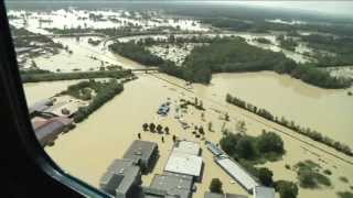 Luftaufnahmen vom HOCHWASSER in DEGGENDORF und Umgebung [upl. by Odranreb822]