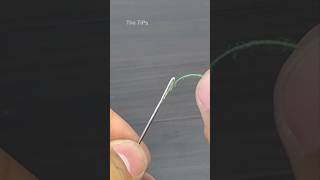 Effortless Needle Threading with a Bottle Cap shorts howto [upl. by Aimej]