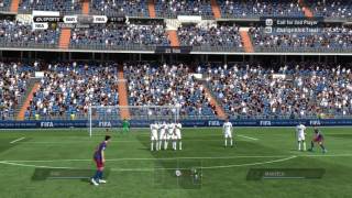 FIFA 11 Tutorial  quotThe Dipping Free Kickquot  Free Kick Tutorial 1 [upl. by Siroval]