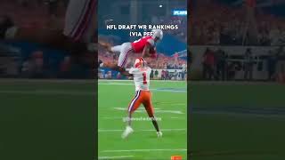 2022 NFL Draft WR Rankings via PFF nfl shorts [upl. by Notnirb]