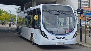 Rapid  Transfer First Essex Wright Streetlite DF SN14 DZH 47625 Route 20  2624 [upl. by Esirrehc]