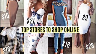 Top 10 Places to Shop For Clothes Online  How To Look Stylish amp Feminine Luxury on a Budget [upl. by Eilsel]