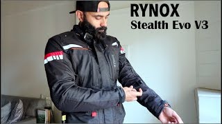 Rynox Stealth Evo V3  Dual Sport  Touring Motorcycle Jacket [upl. by Ecyar]