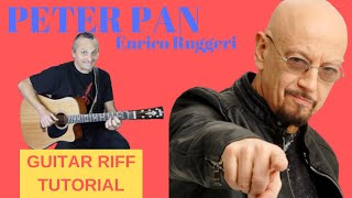 Peter Pan Enrico Ruggeri CHITARRA TUTORIAL [upl. by Barina]