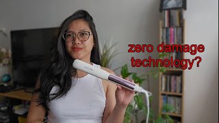 Faszin one pass styling iron  straightenercurler no damage technology [upl. by Aneeb]