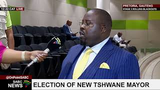 Election of new Tshwane mayor [upl. by Lahpos]