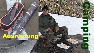 Stuhl und Tisch  klappbar leicht Camping Urlaub  Outdoor AusrüstungTV [upl. by Airtened540]