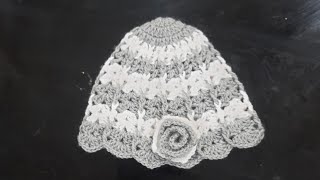 baby woollen  cap Design full video 6 to 12 months [upl. by Stoneham981]