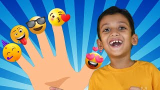 Emojis de família de dedos  Músicas Infantis  Kuku e Cucudu Canções Infantis [upl. by Ashbey]