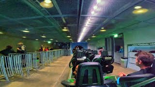 HELIX Back Row Night POV  Liseberg Mack Rides Roller Coaster [upl. by Enomor]