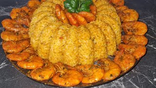 Riz aux crevettes 🍤 أرز بالجمري 🍤 [upl. by Falo]