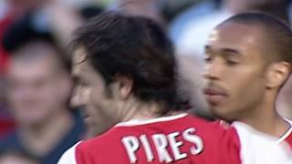 Robert Pires hat trick vs Southampton  200203 HQ [upl. by Virgin]