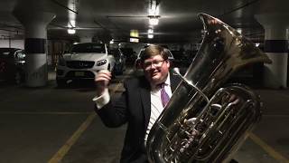 Parkinglot tuba practice part 2 [upl. by Asp738]