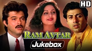 All Songs of Ram Avtar  Sunny Deol Sri Devi Anil Kapoor  LAXMIKANT PYARELAL [upl. by Rehsu653]